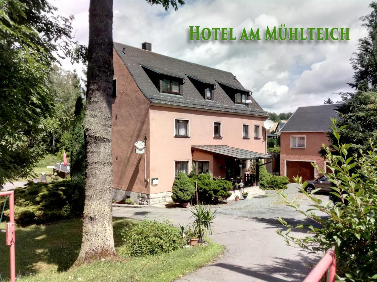 Am Muehlteich Hotel Taltitz Buitenkant foto