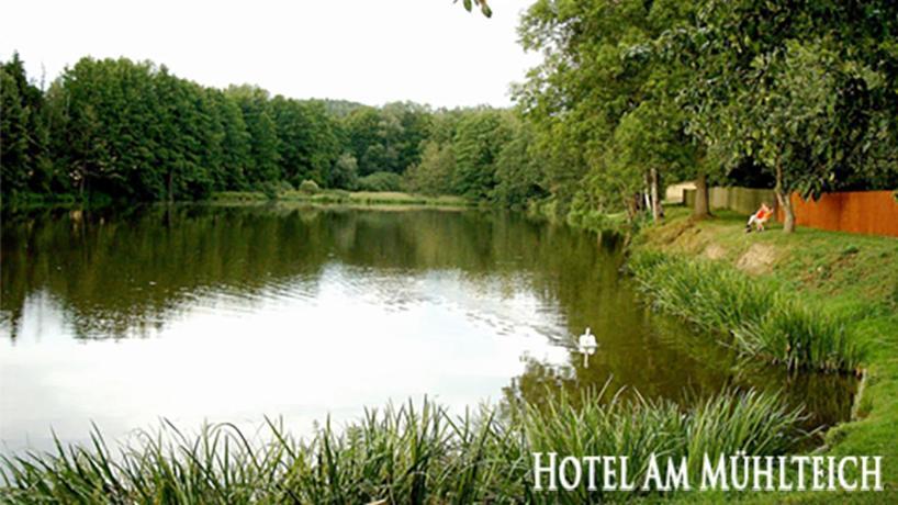 Am Muehlteich Hotel Taltitz Buitenkant foto